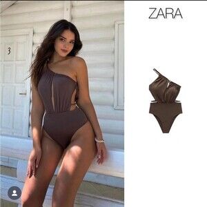 ZARA BRAIDED ASYMMETRICAL SWIMSUIT